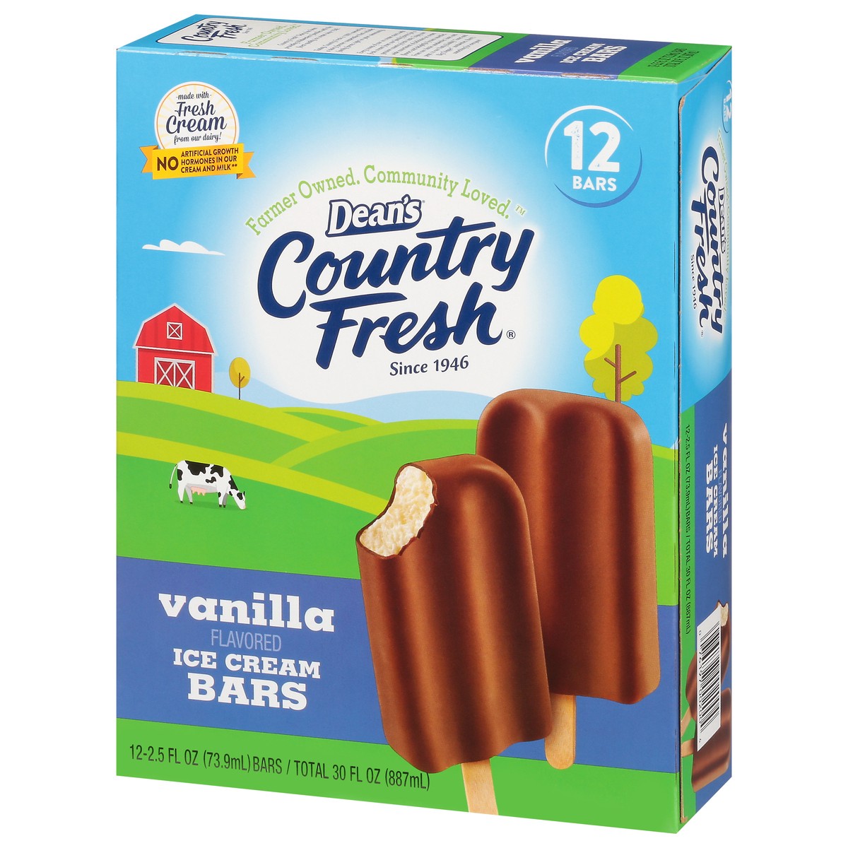 slide 12 of 17, Country Fresh Vanilla Ice Cream Bars, 30 fl oz