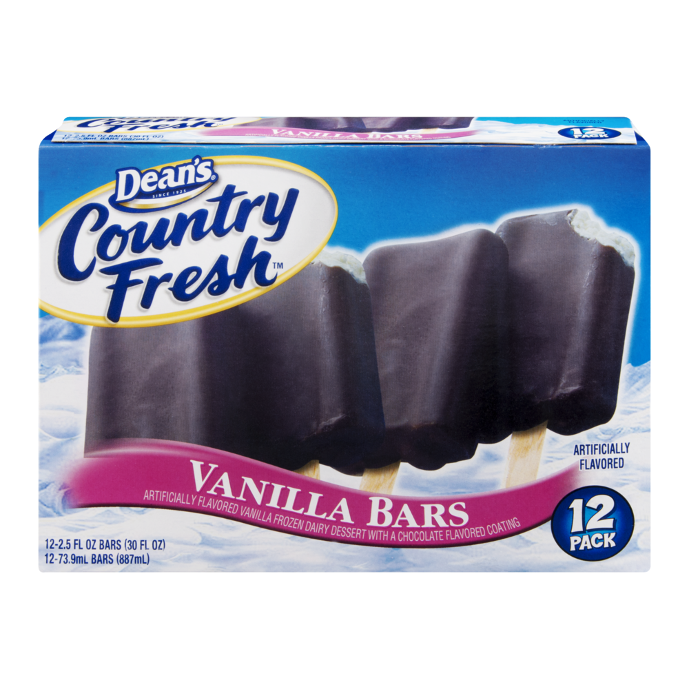 slide 1 of 1, Dean Foods Company Dean's Country Fresh Vanilla Bars, 30 fl oz