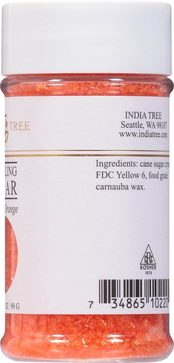 slide 8 of 9, India Tree Popsicle Orange Sparkling Sugar 3.5 oz, 3.5 oz