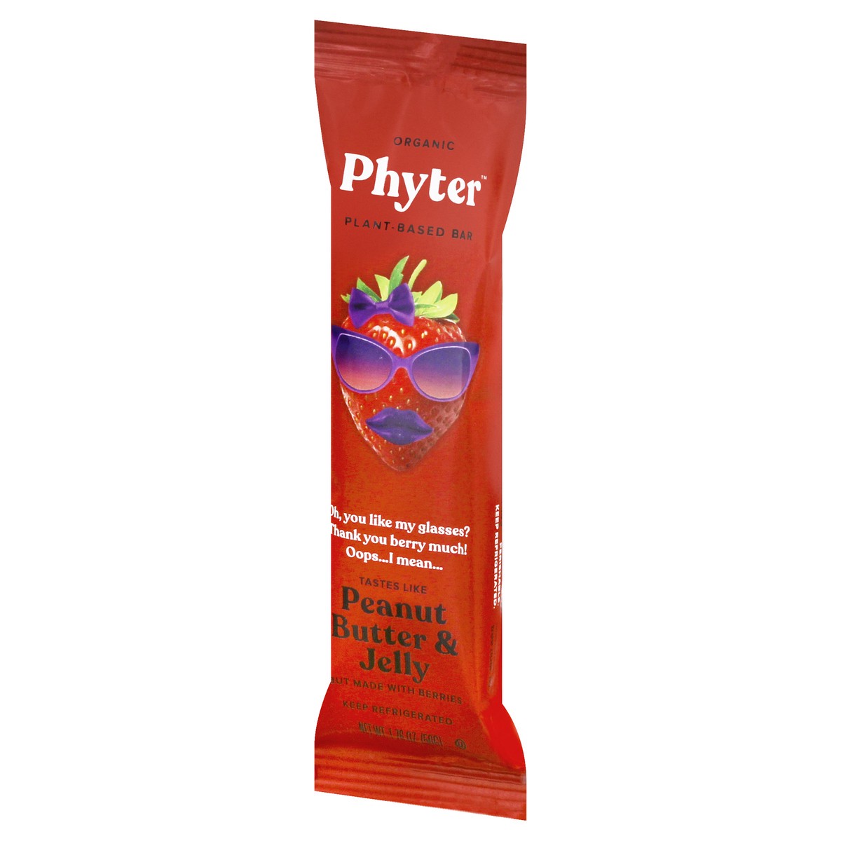 slide 7 of 12, Phyter Organic Peanut Butter & Jelly Plant-Based Bar 1.76 oz, 1.76 oz