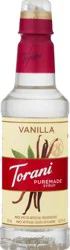 Torani Syrup, Puremade, Vanilla - 375 ml