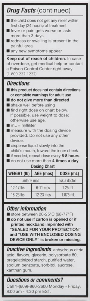 slide 2 of 5, Harris Teeter Dye Free Ibuprofen Berry Flavor Drops, 1 oz
