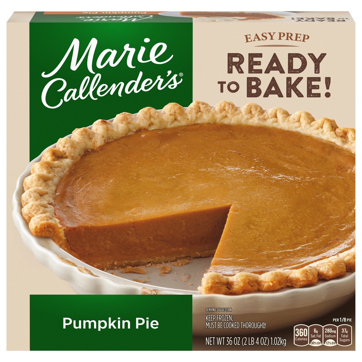 slide 1 of 5, Marie Callender's Pumpkin Pie 36 oz, 36 oz