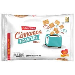 Malt-O-Meal Cinnamon Toasters Breakfast Cinnamon Cereal, 24 OZ Bag
