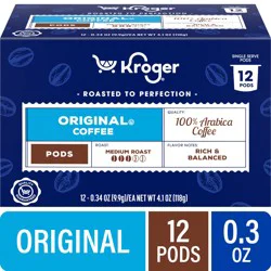 Kroger Original Medium Roast K-Cup Coffee Pods - 12 ct