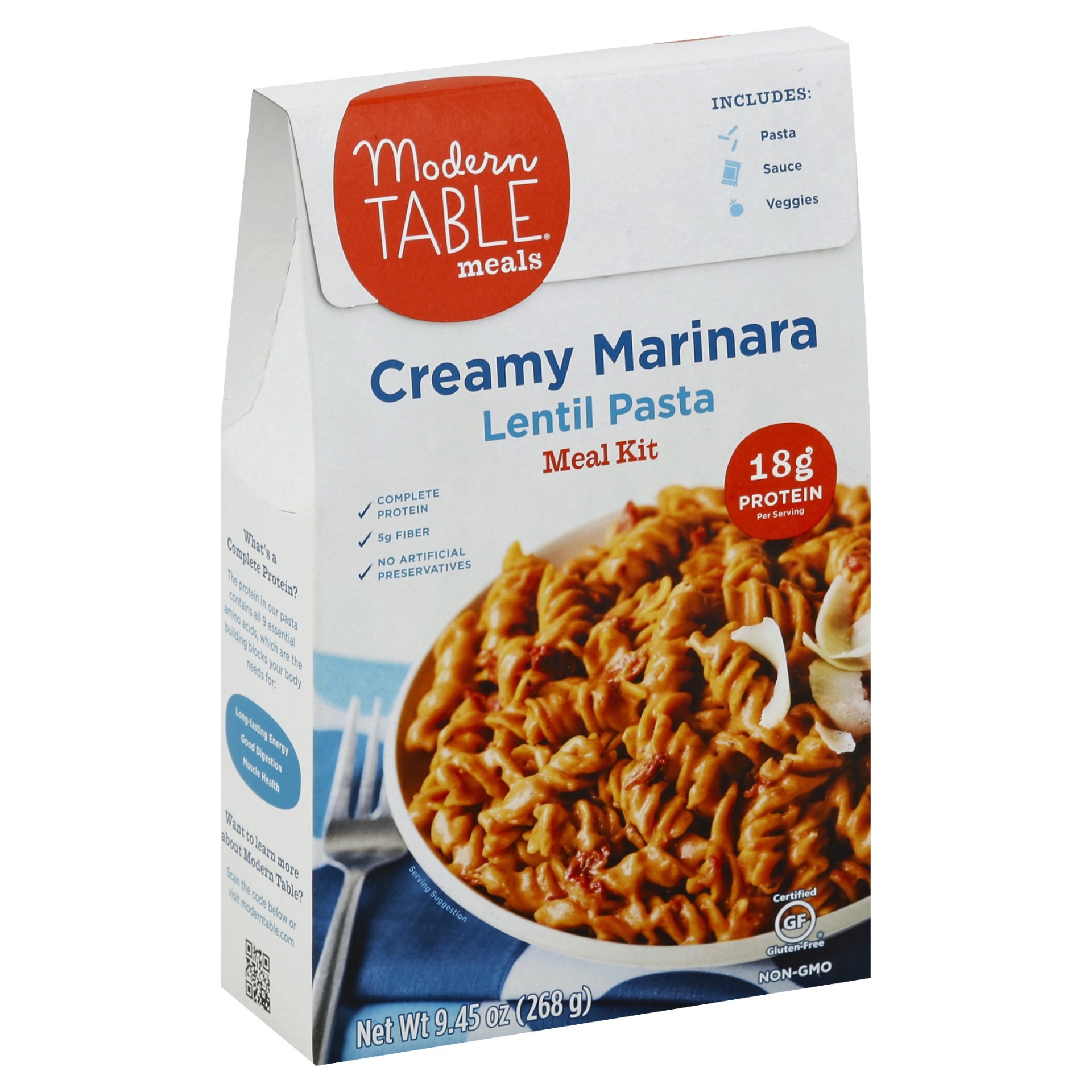 slide 1 of 2, Modern Table Creamy Marinara Lentil Pasta Meal Kit, 9.45 oz