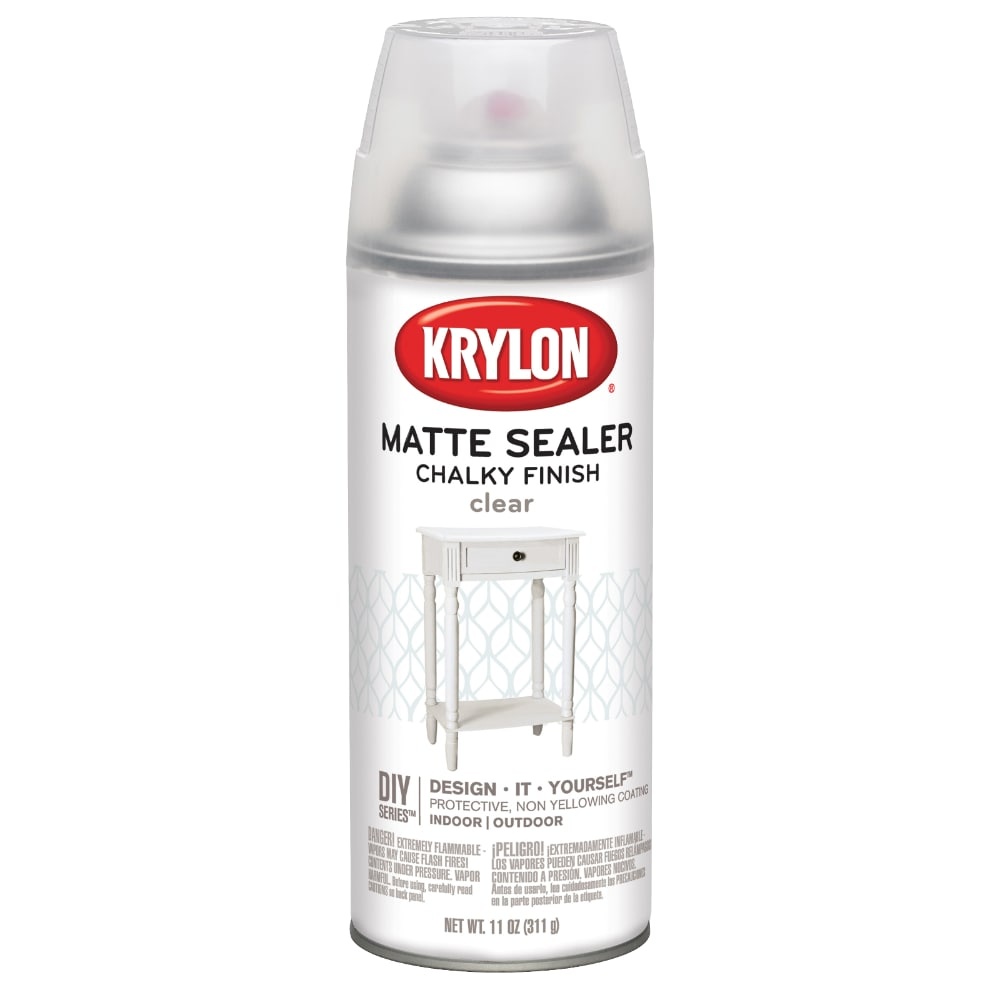 slide 1 of 1, Krylon Chalky Finish Matte Paint Sealer - Clear, 11 oz