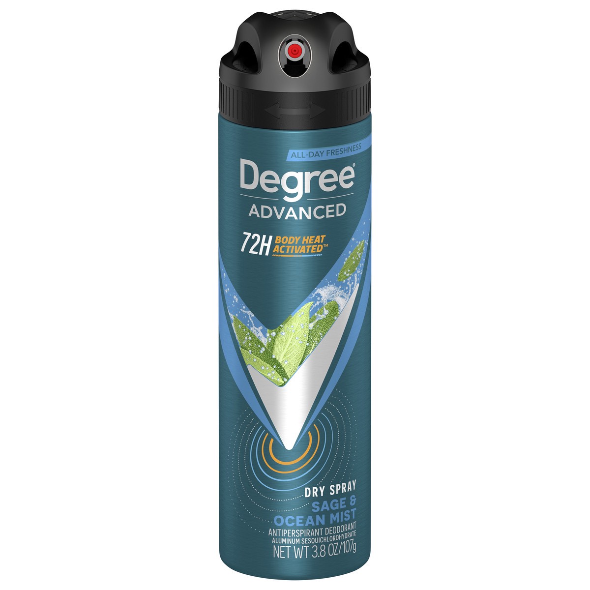 slide 7 of 7, Degree Men Antiperspirant Deodorant Dry Spray Sage & Ocean Mist 3.8 Oz, 3.8 oz