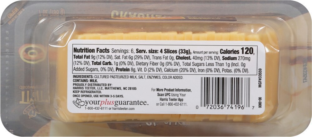 slide 3 of 3, Harris Teeter Traders Gouda Cracker Cut Cheese Slices, 24 slices / 7 oz