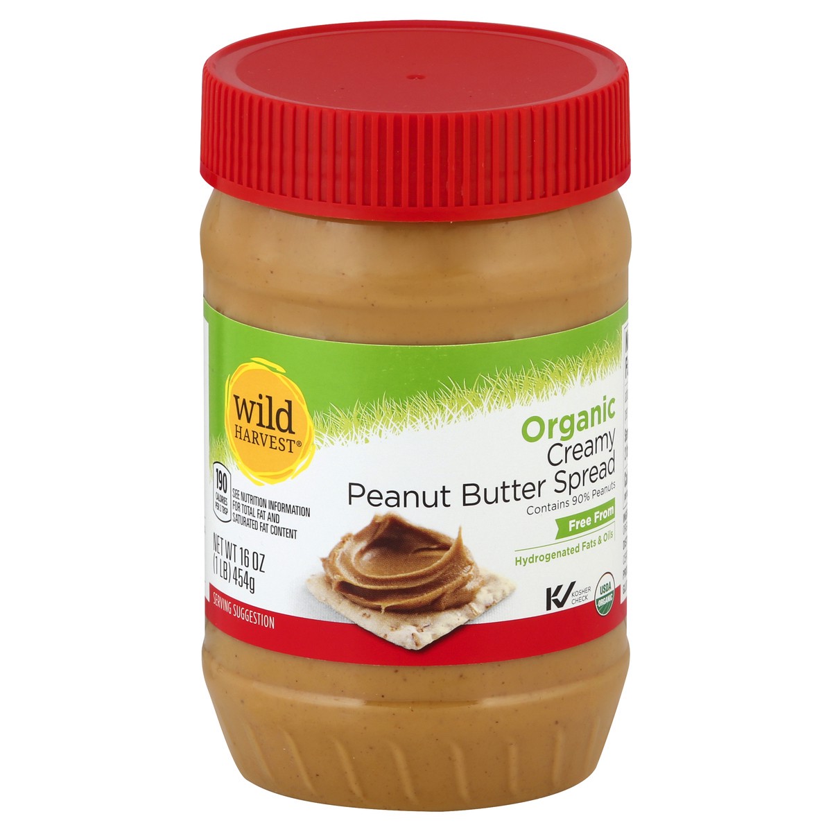 slide 9 of 9, Wild Harvest Organic Peanut Butter Creamy, 16 oz