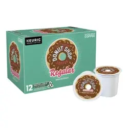The Original Donut Shop Regular Keurig Single-Serve K-Cup Pods, Medium Roast Coffee- 12 ct