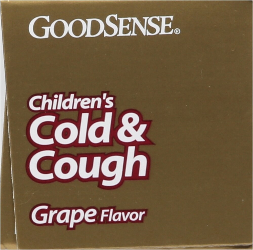 slide 5 of 5, Good Sense Children's Grape Flavor Cold & Cough 4 fl oz, 4 fl oz