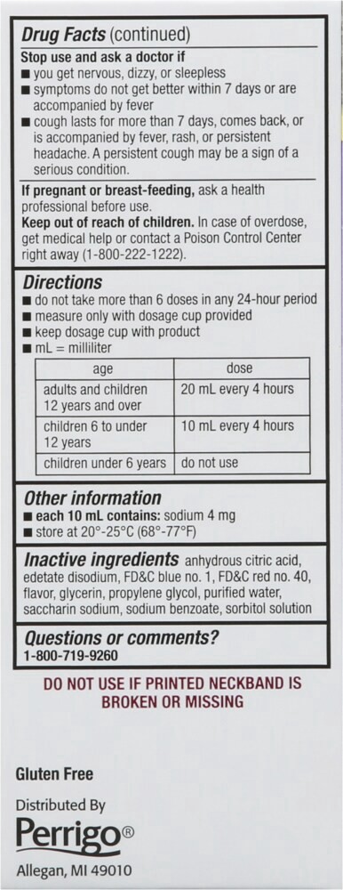 slide 4 of 5, Good Sense Children's Grape Flavor Cold & Cough 4 fl oz, 4 fl oz