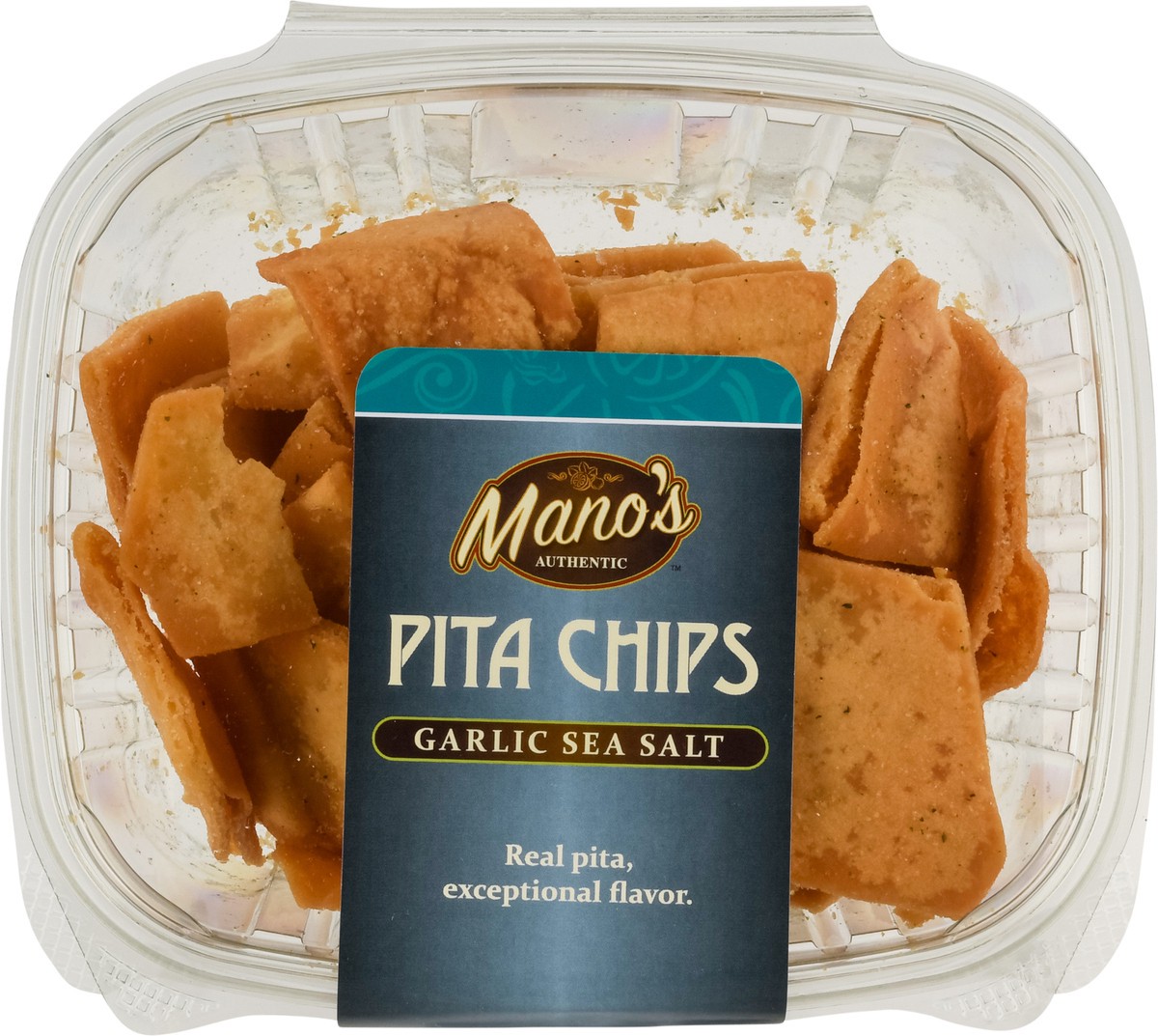 slide 5 of 14, Manos Authentic Pita Chips Garlic - 6 oz, 6 oz
