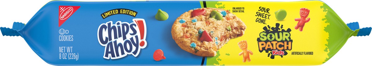 slide 8 of 9, CHIPS AHOY! Cookies with SOUR PATCH KIDS Candy, Limited Edition, 8 oz, 0.5 lb