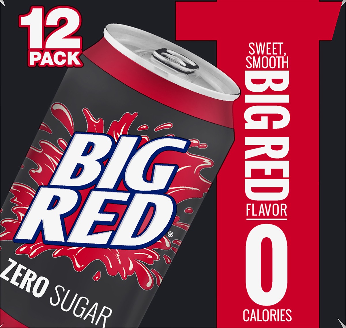 slide 6 of 7, Big Red Zero, 12 ct; 12 fl oz