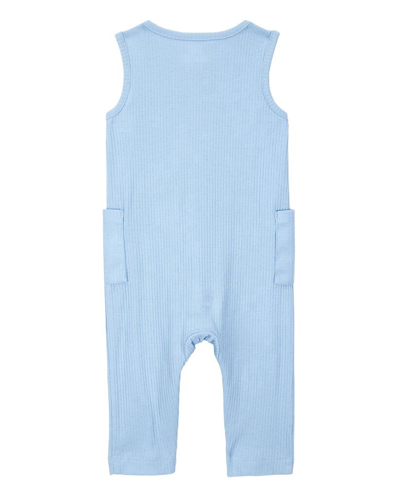 slide 4 of 4, Carter's Baby 2-Piece Jumpsuit & Sock Set - Blue Blue 12M, 2 pc