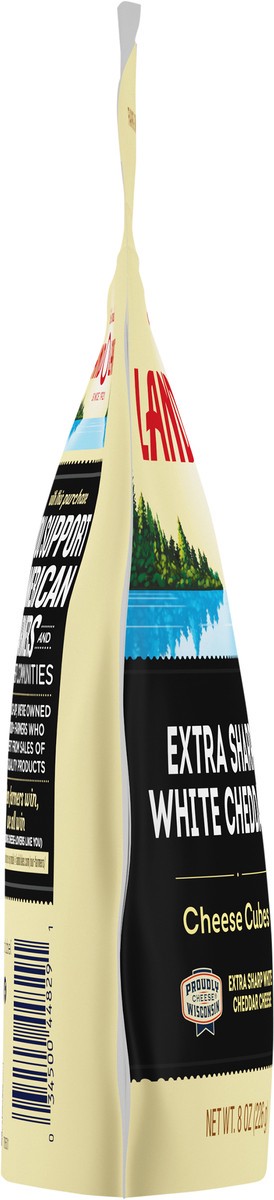 slide 3 of 11, Land O'Lakes Extra Sharp White Cheddar Cheese Cubes, 8 oz