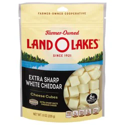Land O'Lakes Extra Sharp White Cheddar Cheese Cubes
