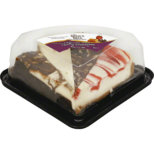 The Father's Table Four Slice Variety Cheesecake 12 Oz | Shipt