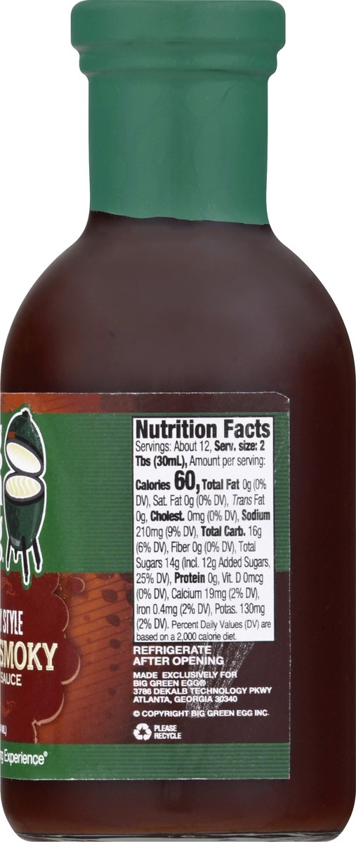 slide 8 of 9, Big Green Egg Kansas City Style BBQ Sauce, 12 oz