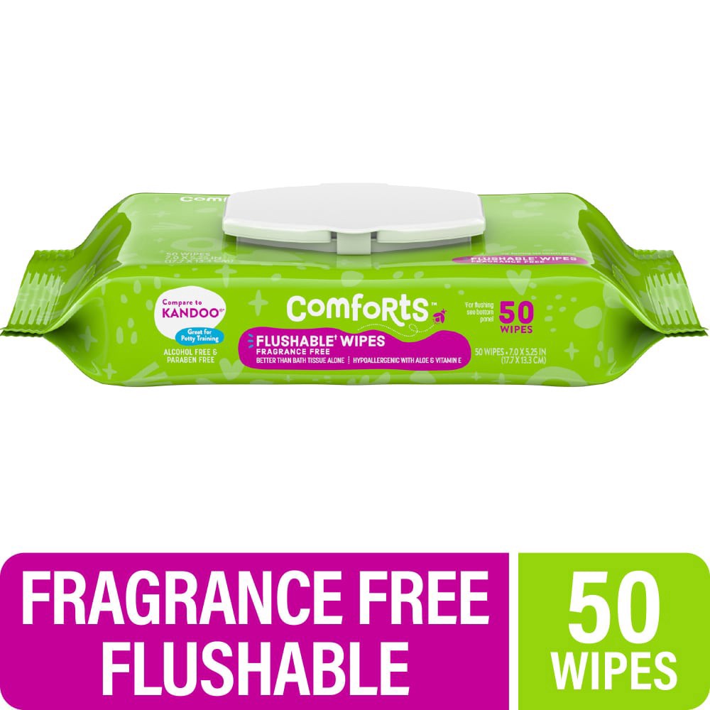 slide 1 of 6, Kroger Comfort Moist Wipes, 50 ct