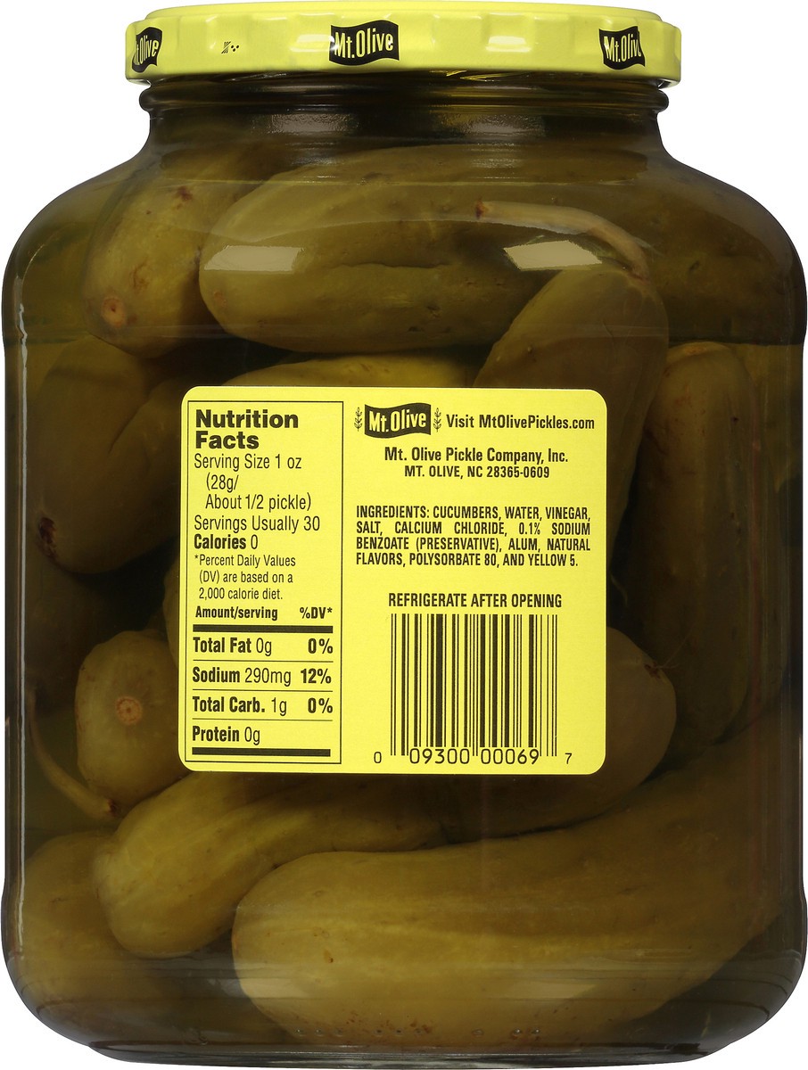 slide 5 of 8, Mt. Olive Dills Pickles 46 oz, 46 oz