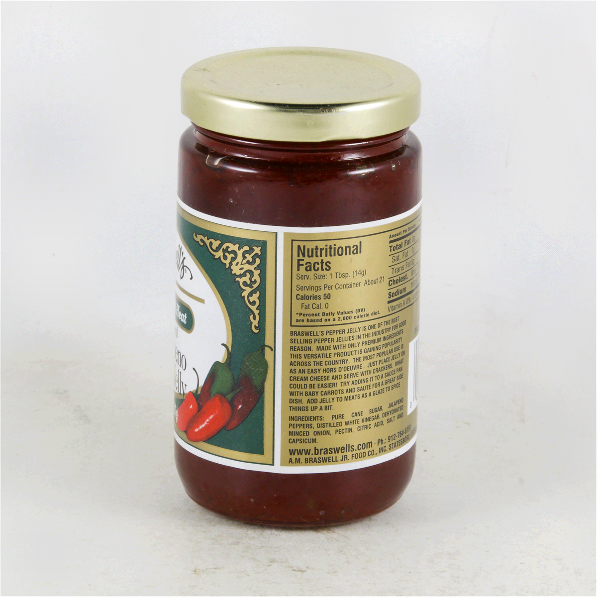 slide 2 of 4, Braswell's Hot Jalapeno Pepper Jelly, 10.5 oz