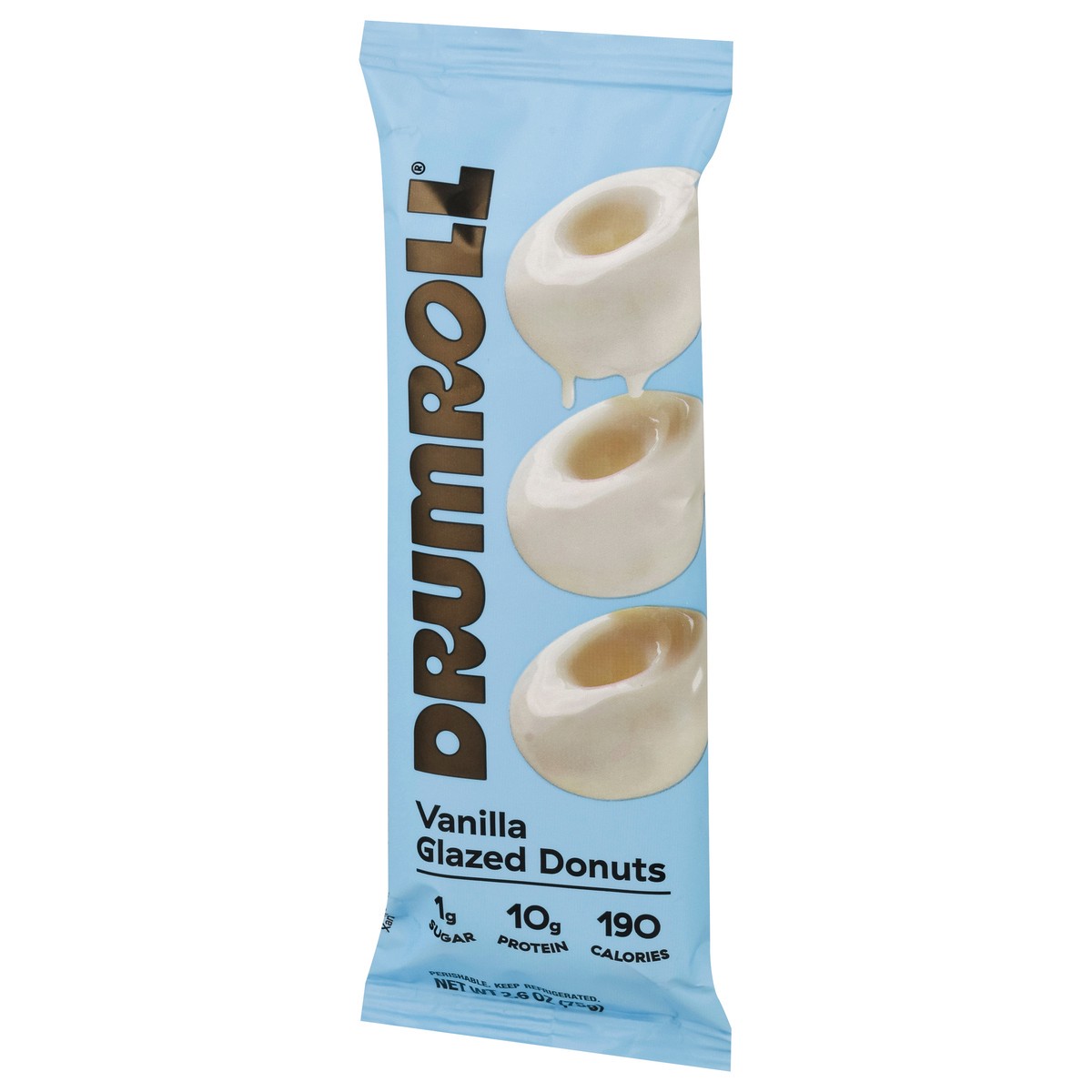 slide 4 of 9, Drumroll Vanilla Glazed Donuts 2.6 oz, 2.6 oz
