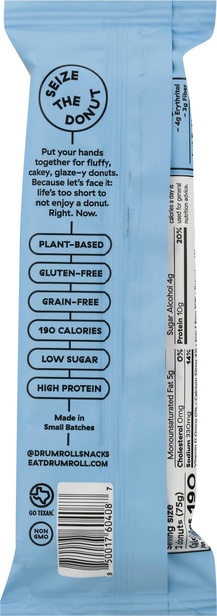 slide 7 of 9, Drumroll Vanilla Glazed Donuts 2.6 oz, 2.6 oz