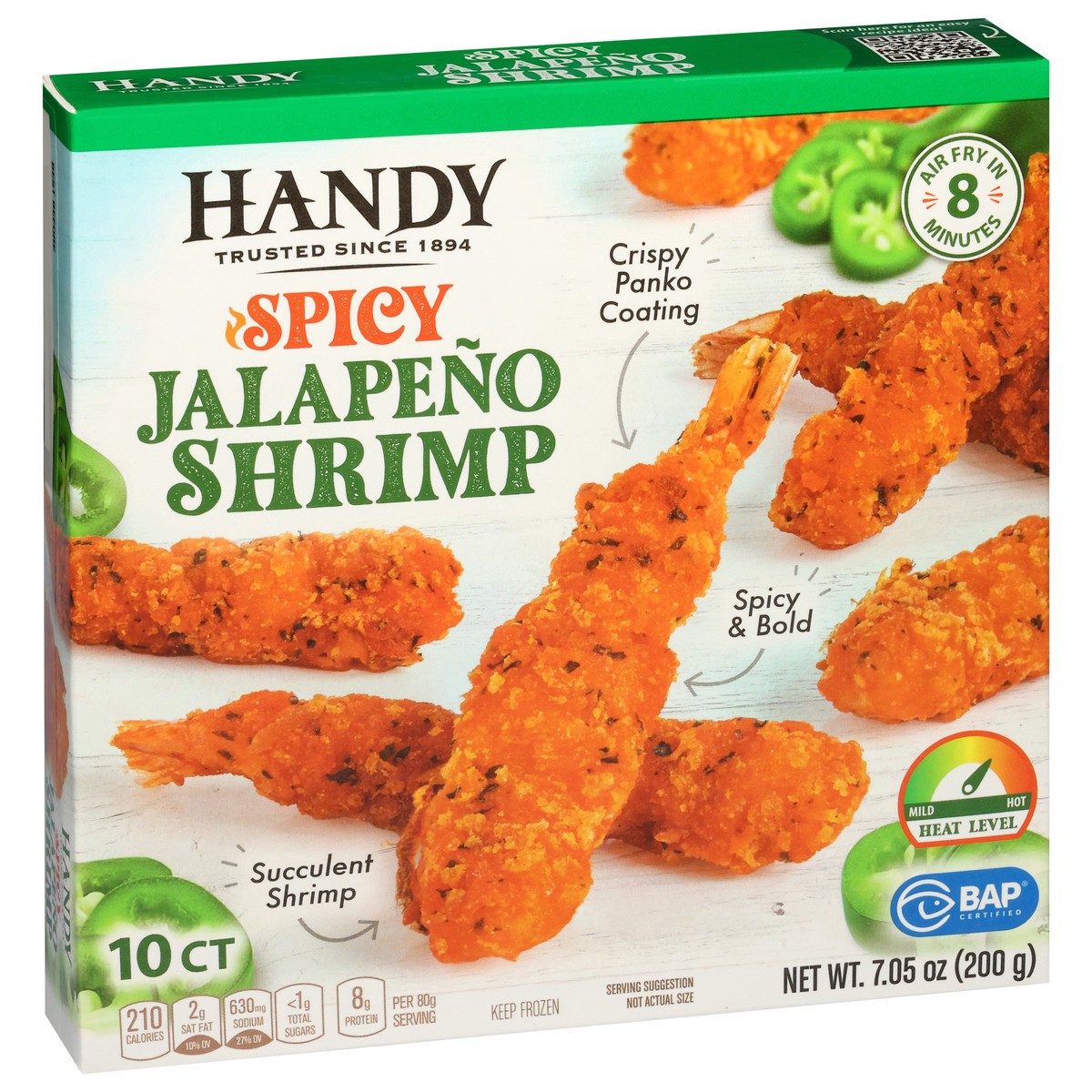 slide 3 of 4, Handy Spicy Jalapeno Shrimp 10 Each, 10 ct