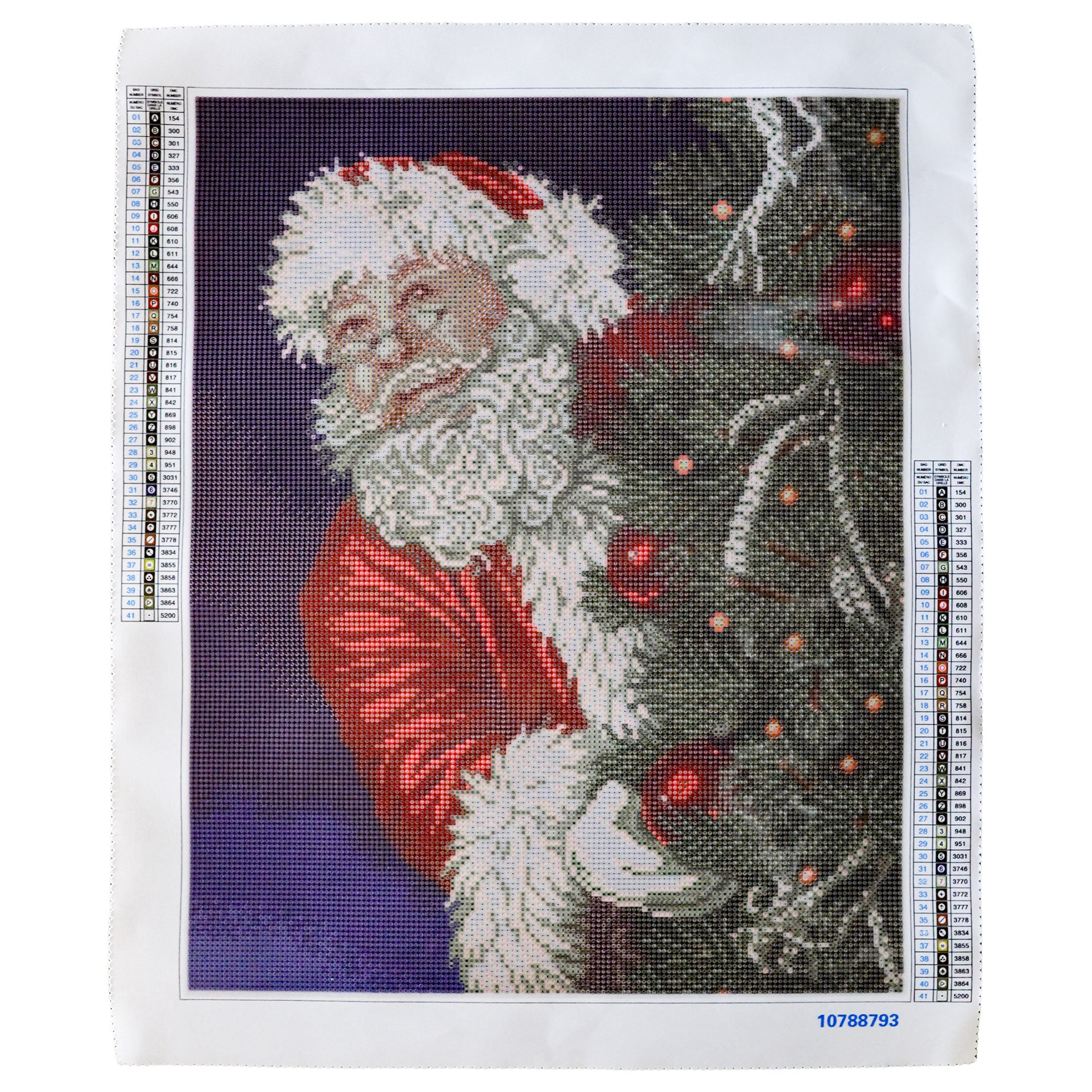 slide 4 of 4, 16" X 20" Santa Diamond Art Kit By Make Market, 16 in x 20 in