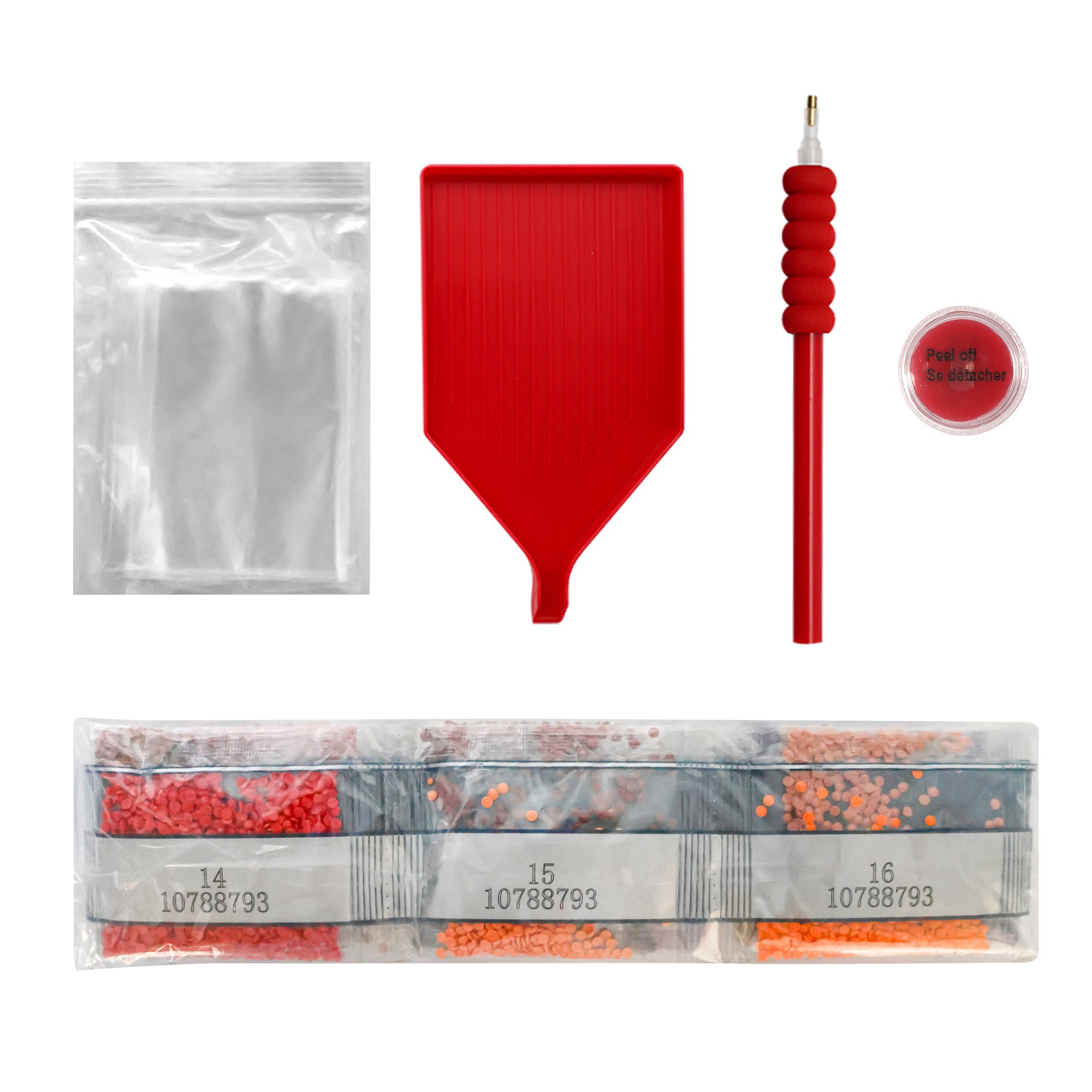 slide 2 of 4, 16" X 20" Santa Diamond Art Kit By Make Market, 16 in x 20 in