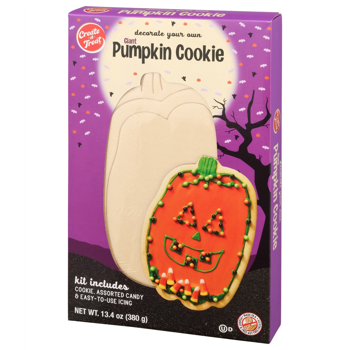 slide 2 of 12, Create A Treat Pumpkin Cookie Cookie Kit Giant 13.4 oz, 13.4 oz
