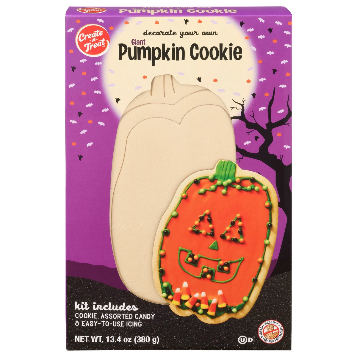 slide 1 of 12, Create A Treat Pumpkin Cookie Cookie Kit Giant 13.4 oz, 13.4 oz
