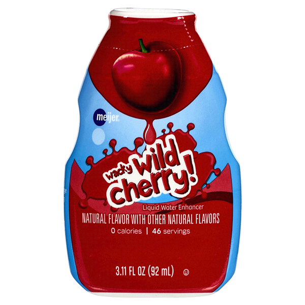 slide 1 of 2, Meijer Wacky Wild Cherry! Liquid Water Enhancer, 3.11 fl oz