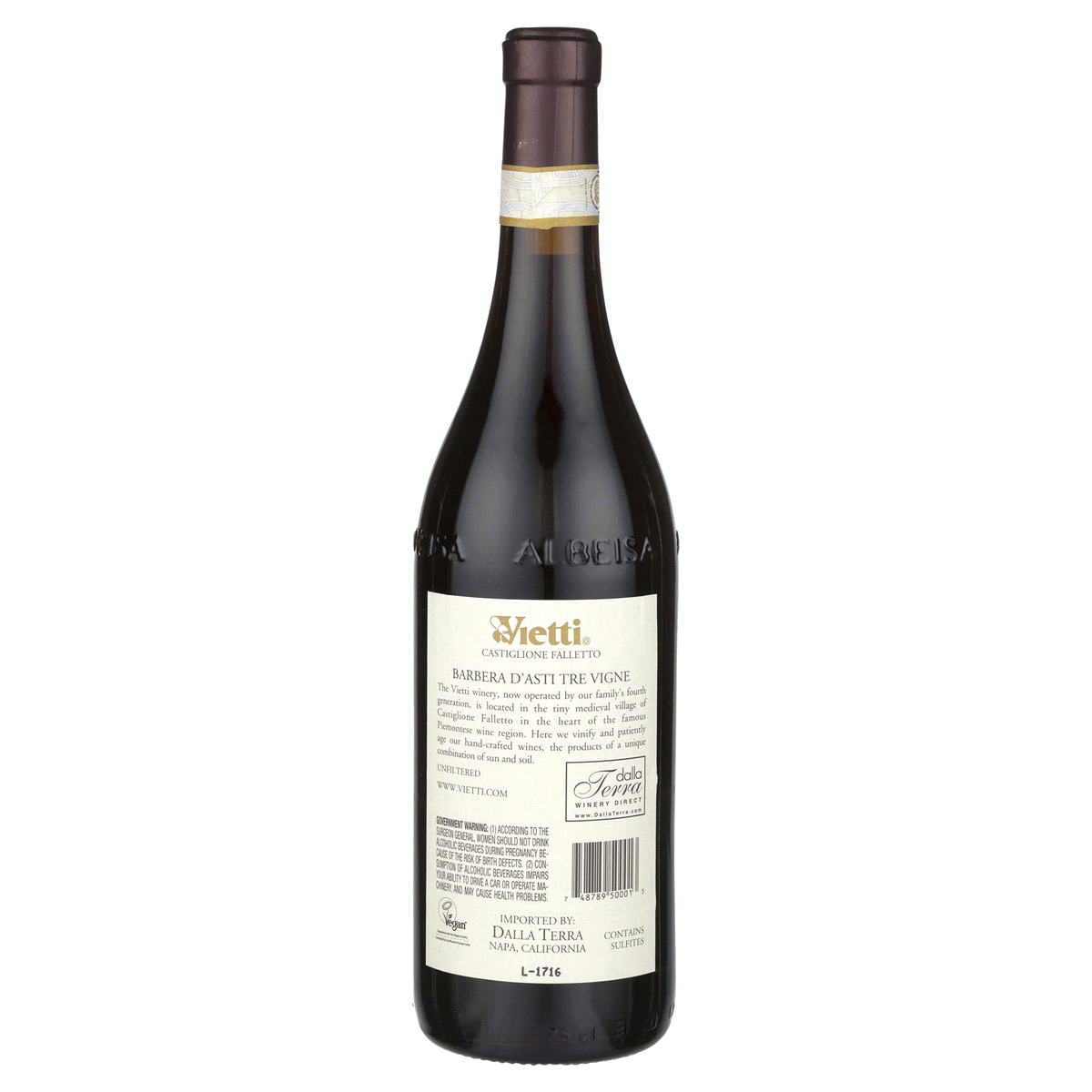 slide 2 of 5, Vietti Barbera D'Asti Tre Vign, 750 ml