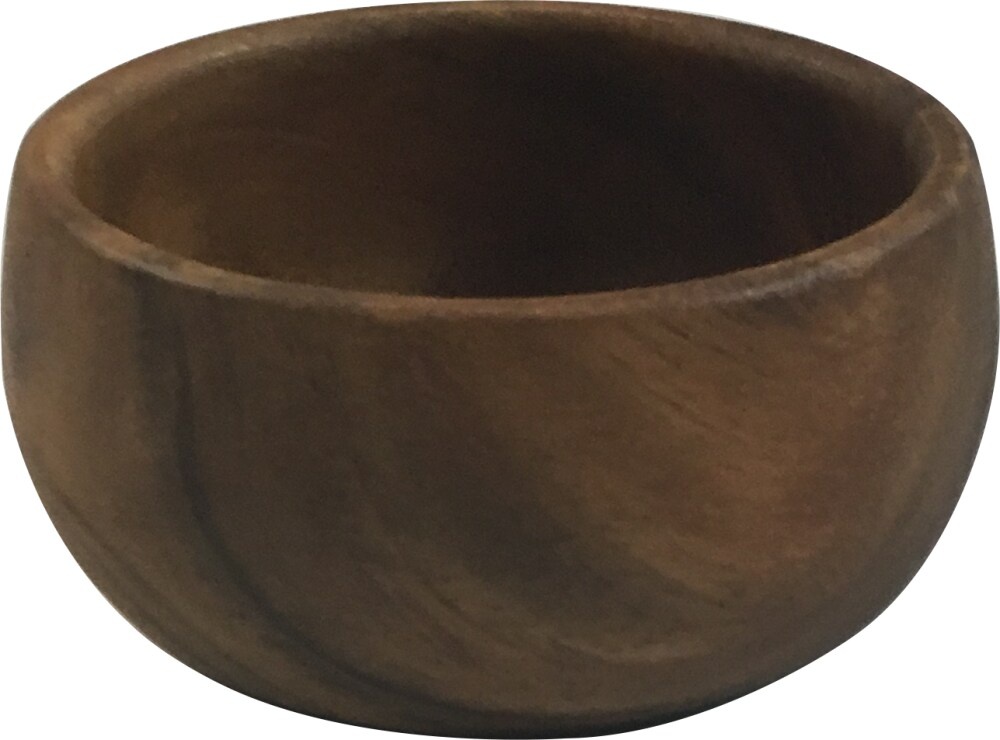 slide 1 of 1, Dash of That Acacia Wood Tidbit Bowl - Brown, 1 ct