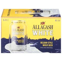 Allagash Beer, Wheat, Belgian-Style Wheat, White 6 Pack