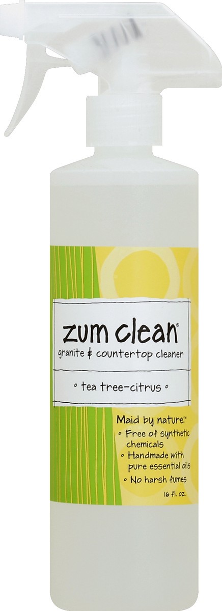 slide 2 of 3, Zum Clean Tea Tree Citrus Granite Countertop Cleaner , 16 oz