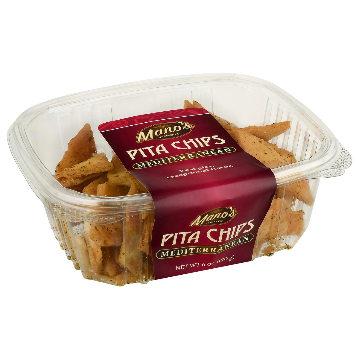 slide 11 of 13, Manos Authentic Pita Chips Mdtrn 6 Oz, 6 oz