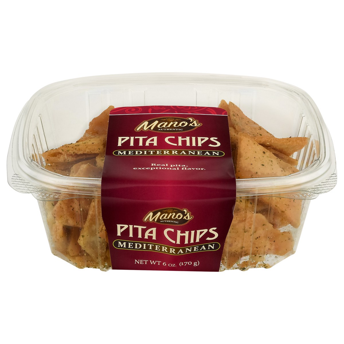 slide 6 of 13, Manos Authentic Pita Chips Mdtrn 6 Oz, 6 oz