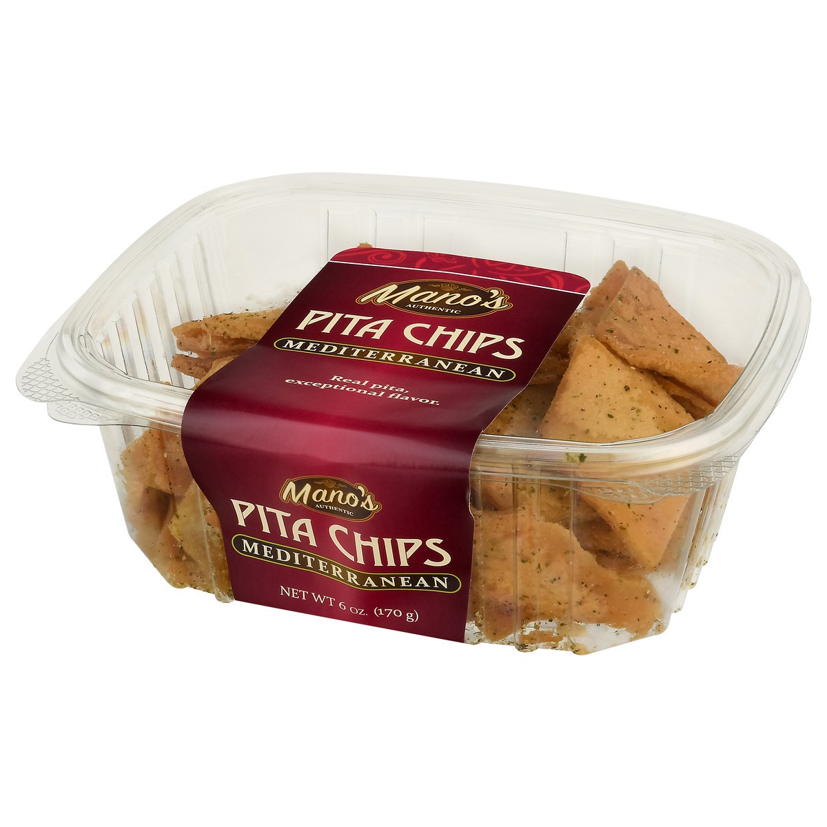 slide 13 of 13, Manos Authentic Pita Chips Mdtrn 6 Oz, 6 oz