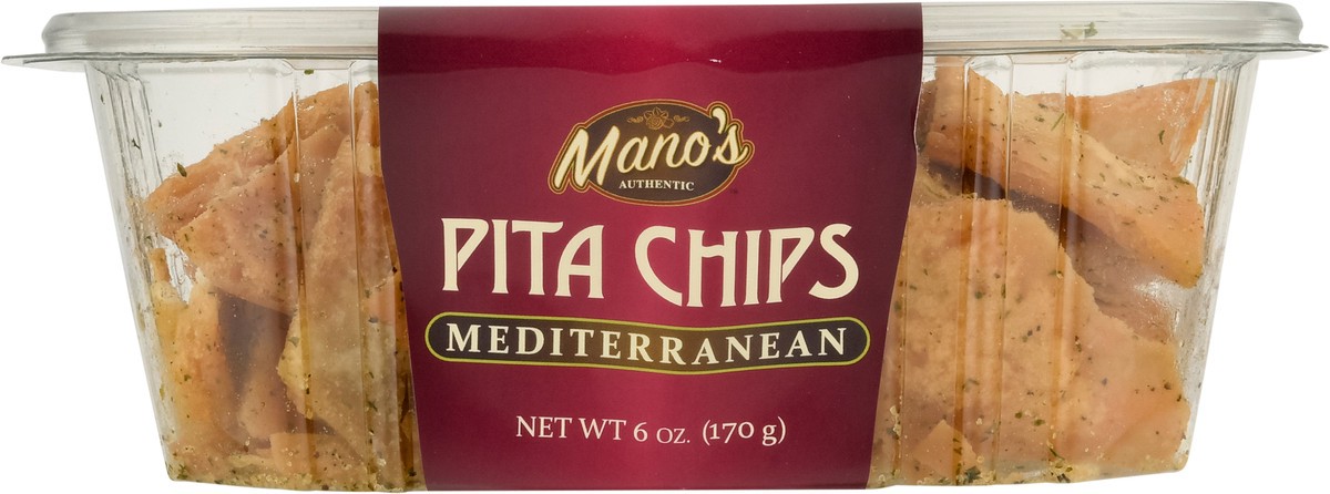 slide 4 of 13, Manos Authentic Pita Chips Mdtrn 6 Oz, 6 oz