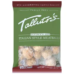 Talluto's Sandwich Size Italian Style Meatballs Family Pack 28 oz