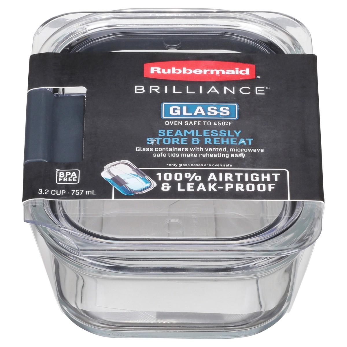 Rubbermaid 3.2 Cups Brilliance 100% Leak-Proof Container (1 ct), Delivery  Near You