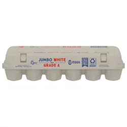 Qfc Cage Free Jumbo White Eggs