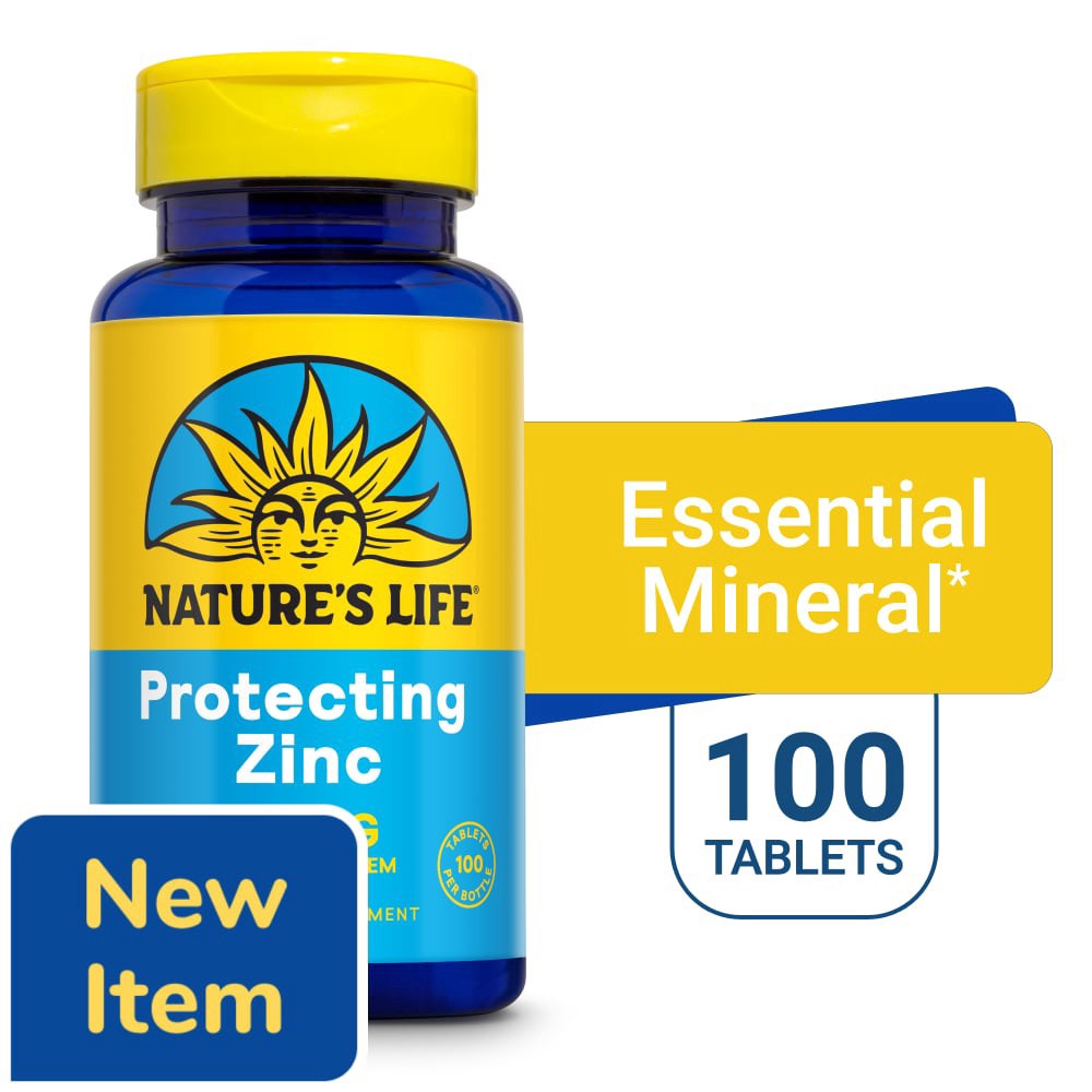 slide 2 of 3, Nature's Life Zinc, 100 ct