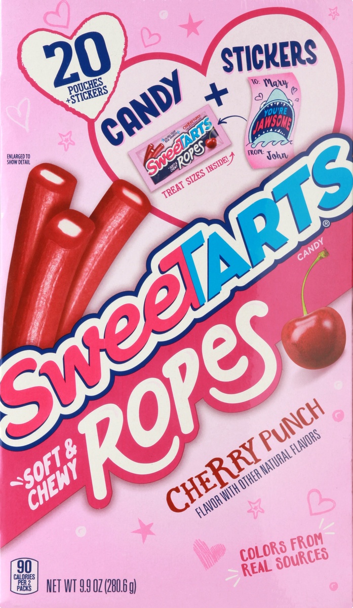 slide 9 of 10, SweeTARTS Ropes Candy And Card Kit, 16 ct