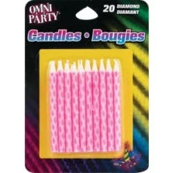 Omni Party Pink Diamond Candles